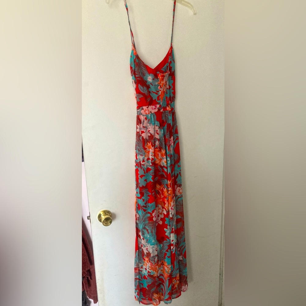 Cute floral maxi dress